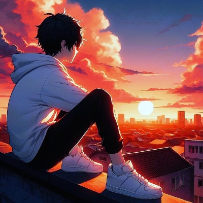 homme patient assis regardant l'horizon
